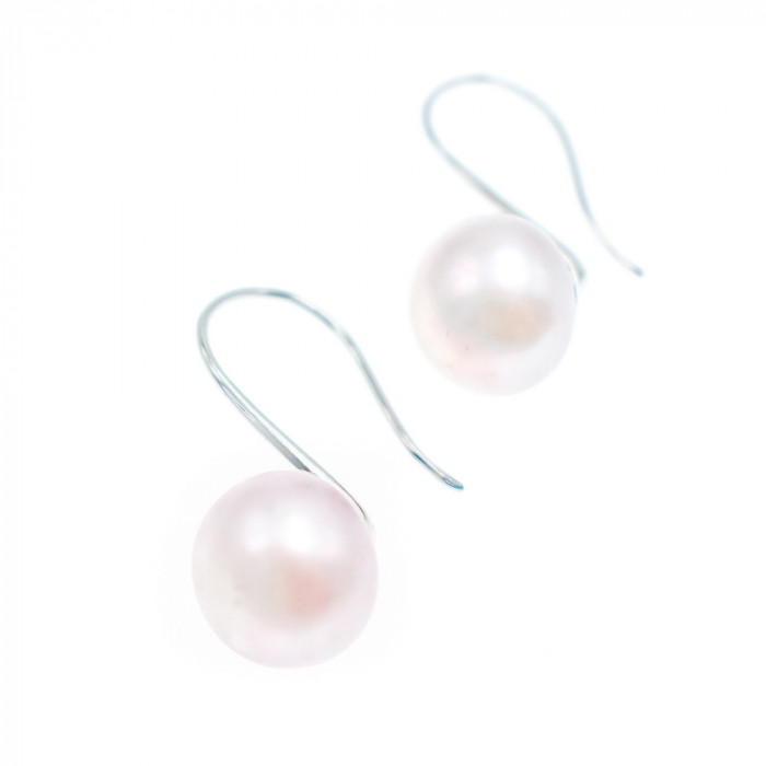 Sky Jewelry Серебряные серьги с жемчугом