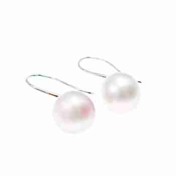 Sky Jewelry Серебряные серьги с жемчугом