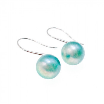 Sky Jewelry Серебряные серьги с жемчугом