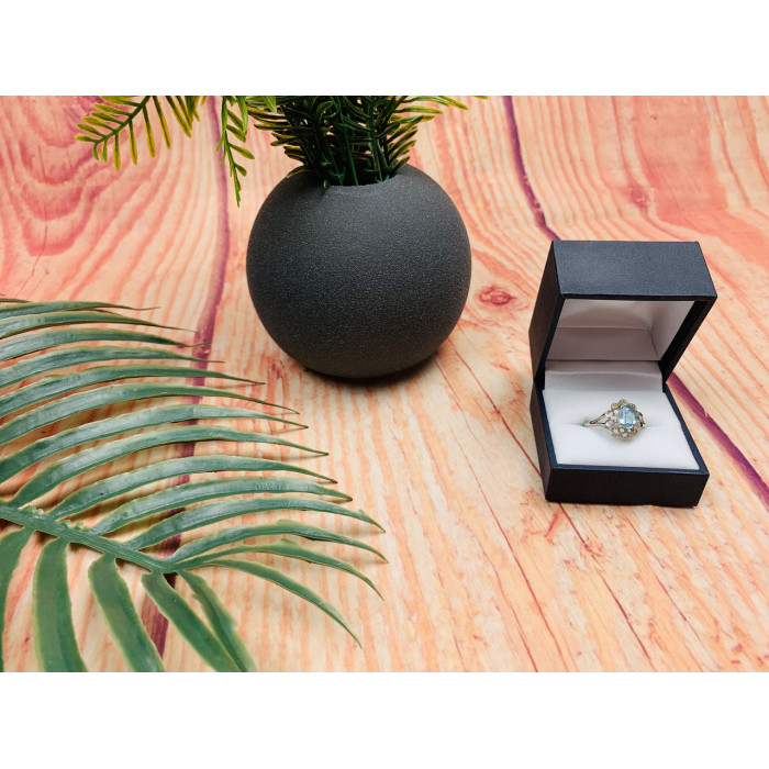 Sky Jewelry Серебряное кольцо с Топазом