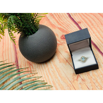 Sky Jewelry Серебряное кольцо с Топазом