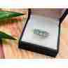 Sky Jewelry Серебряное кольцо с камнями голубая Шпинель