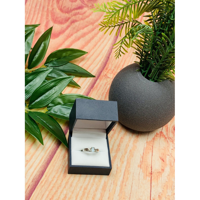 Sky Jewelry Серебряное кольцо с голубой Шпинелью