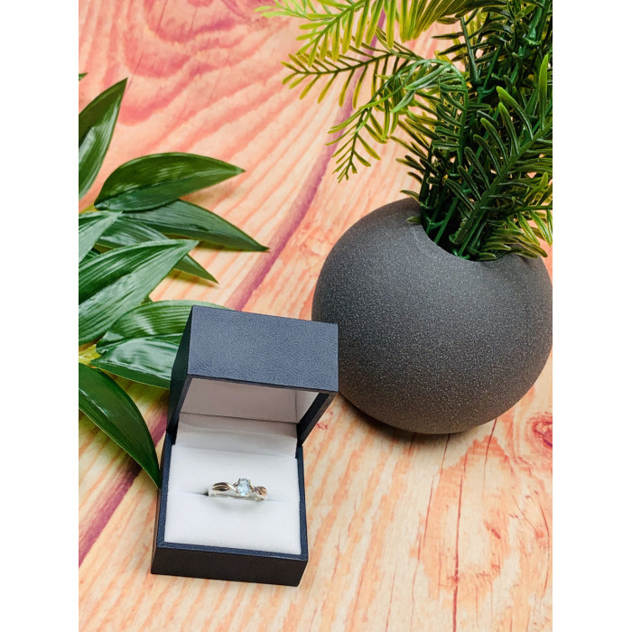 Sky Jewelry Серебряное кольцо с голубой Шпинелью