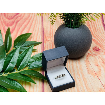 Sky Jewelry Серебряное кольцо 925 пробы с камнями черная Шпинель