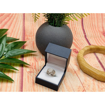 Sky Jewelry Серебряное кольцо с фианитами 925 проба