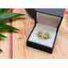 Sky Jewelry Серебряное кольцо в позолоте с фианитами