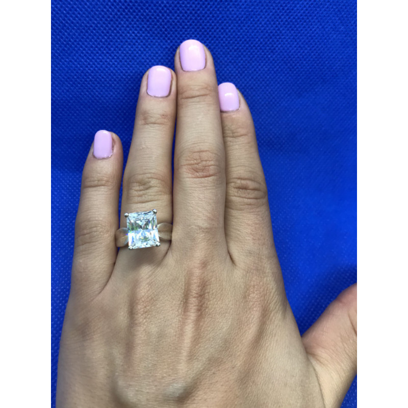 Sky Jewelry Серебряное кольцо с фианитом