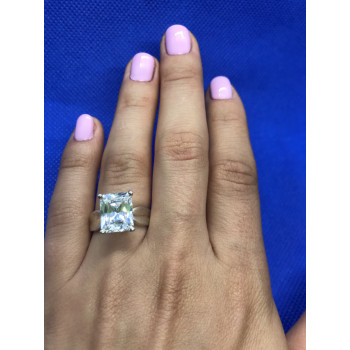 Sky Jewelry Серебряное кольцо с фианитом