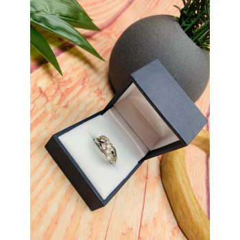 Sky Jewelry Серебряное кольцо с белой (бесцветной) Шпинелью