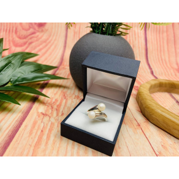 Sky Jewelry Серебряное кольцо с жемчугом