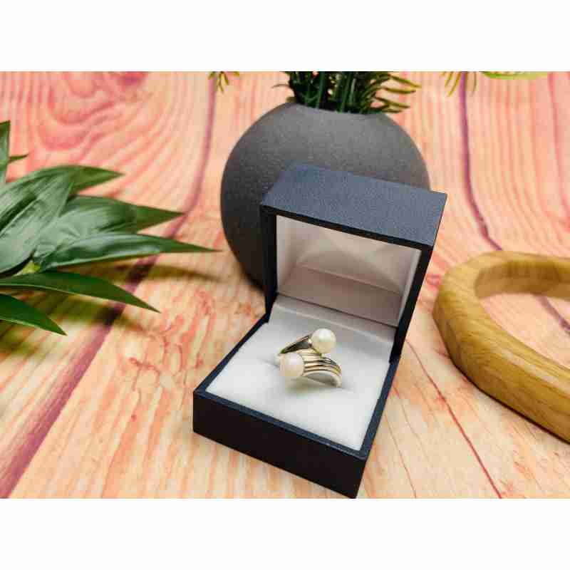 Sky Jewelry Серебряное кольцо с жемчугом