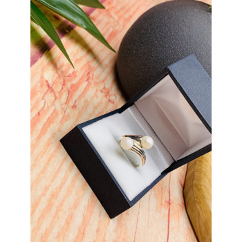 Sky Jewelry Серебряное кольцо с жемчугом