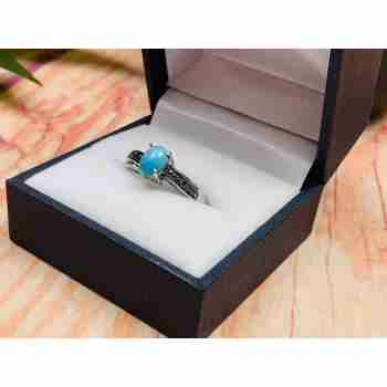 Sky Jewelry Серебряное кольцо с бирюзой