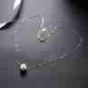 Sky Jewelry Серебряная цепочка с жемчужиной 925 проба