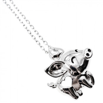 Sky Jewelry Серебряная свинка на цепочке