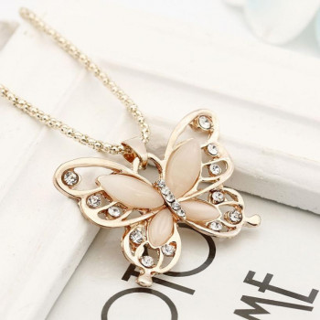 Sky Jewelry Цепочка с кулоном бабочка