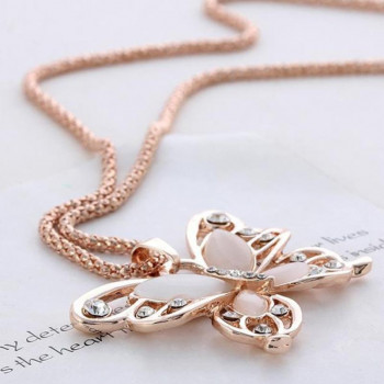 Sky Jewelry Цепочка с кулоном бабочка