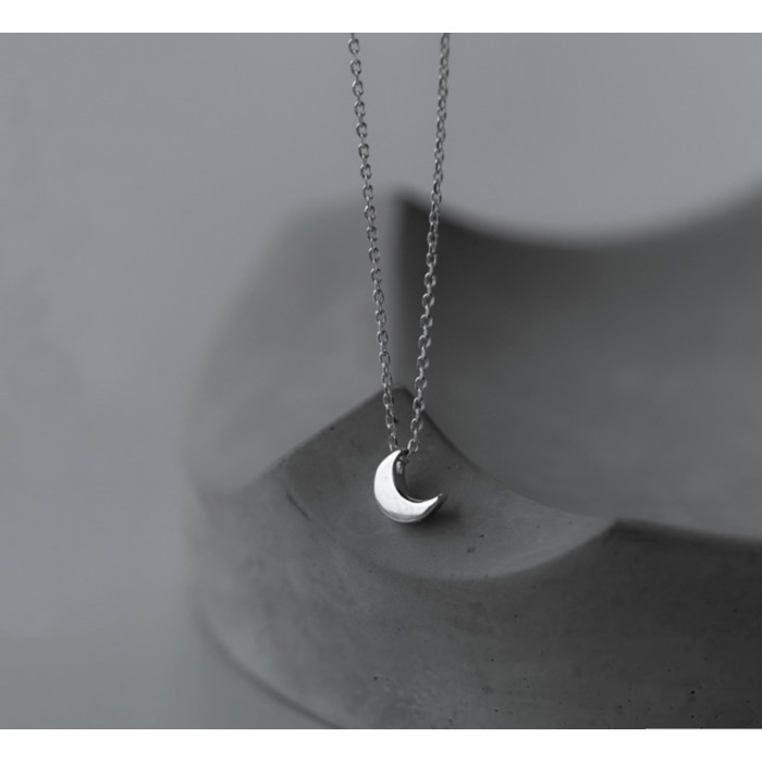 Sky Jewelry Серебряная цепочка с кулоном Луна 925 проба