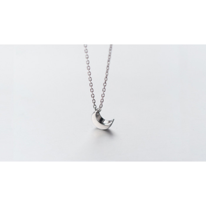 Sky Jewelry Серебряная цепочка с кулоном Луна 925 проба