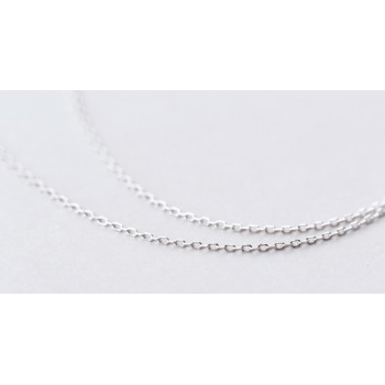 Sky Jewelry Серебряная цепочка с кулоном Луна 925 проба