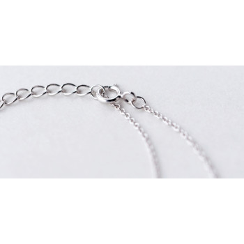 Sky Jewelry Серебряная цепочка с кулоном Луна 925 проба