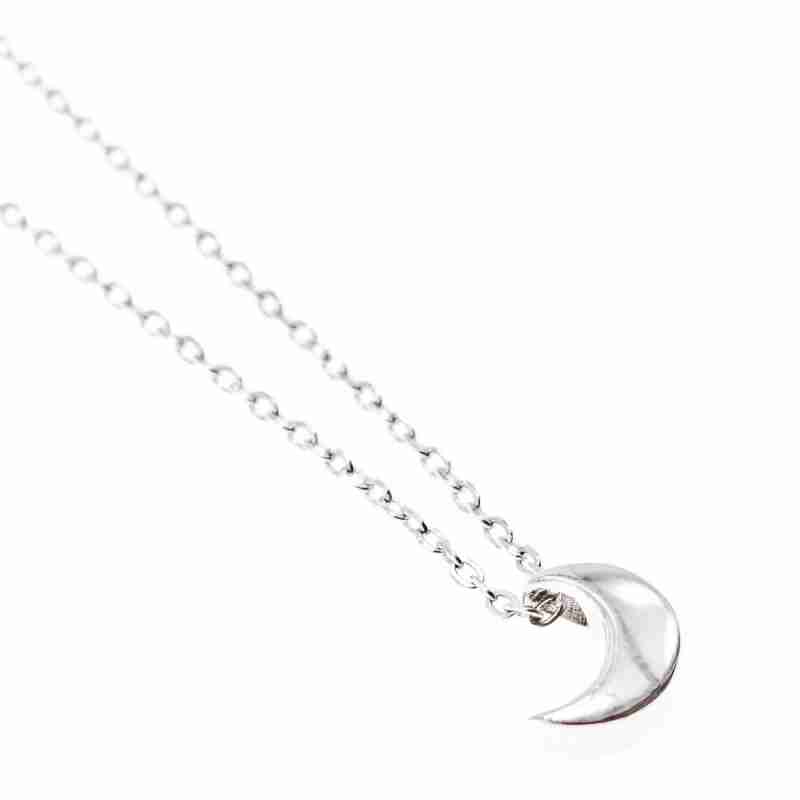 Sky Jewelry Серебряная цепочка с кулоном Луна 925 проба