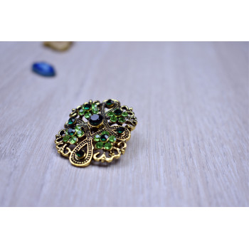 Sky Jewelry Брошь с ювелирным стеклом