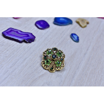 Sky Jewelry Брошь с ювелирным стеклом