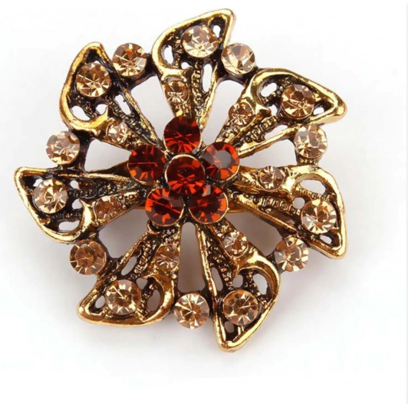 Sky Jewelry Брошь с ювелирным стеклом