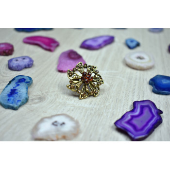 Sky Jewelry Брошь с ювелирным стеклом