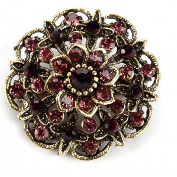 Sky Jewelry Брошь с ювелирным стеклом