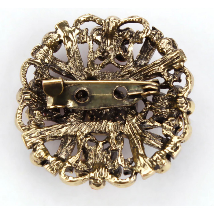 Sky Jewelry Брошь с ювелирным стеклом