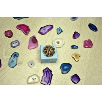 Sky Jewelry Брошь с ювелирным стеклом