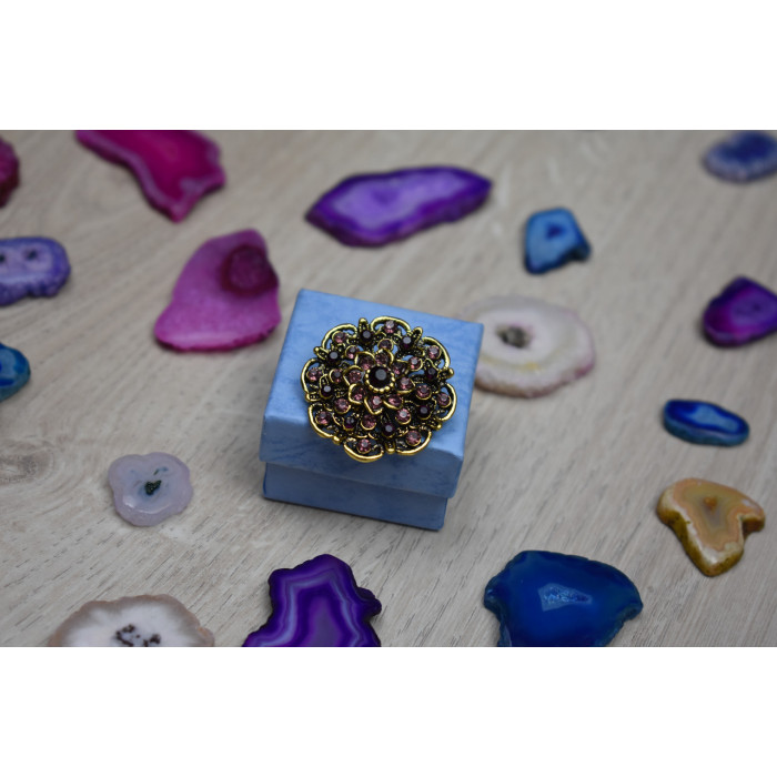 Sky Jewelry Брошь с ювелирным стеклом