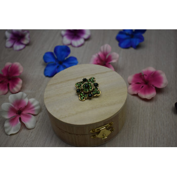 Sky Jewelry Брошь с ювелирным стеклом