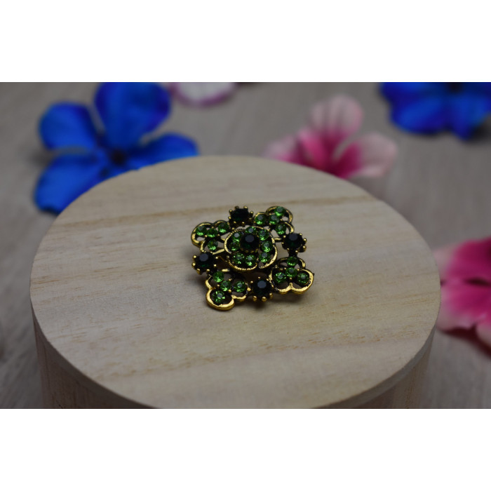 Sky Jewelry Брошь с ювелирным стеклом