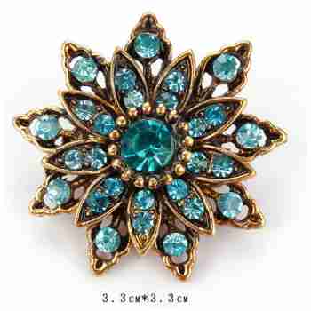 Sky Jewelry Брошь с ювелирным стеклом