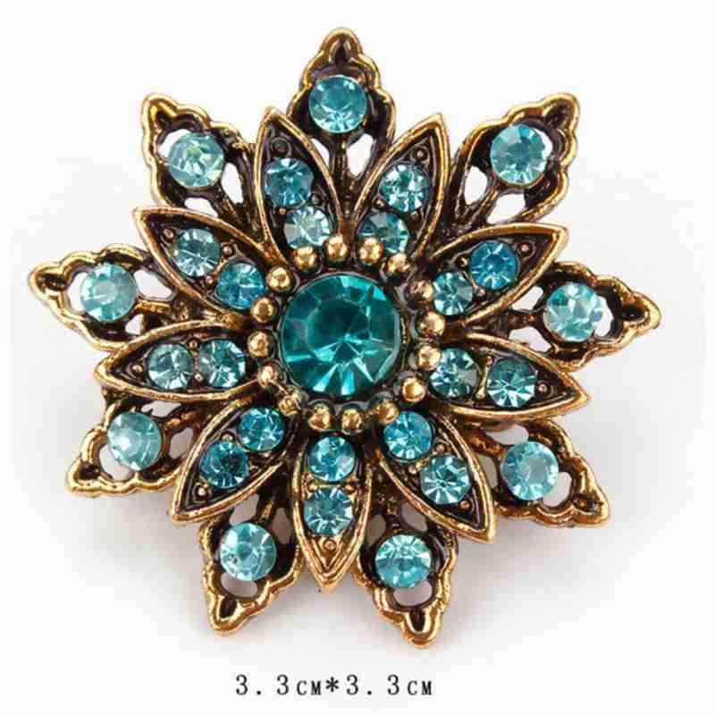 Sky Jewelry Брошь с ювелирным стеклом