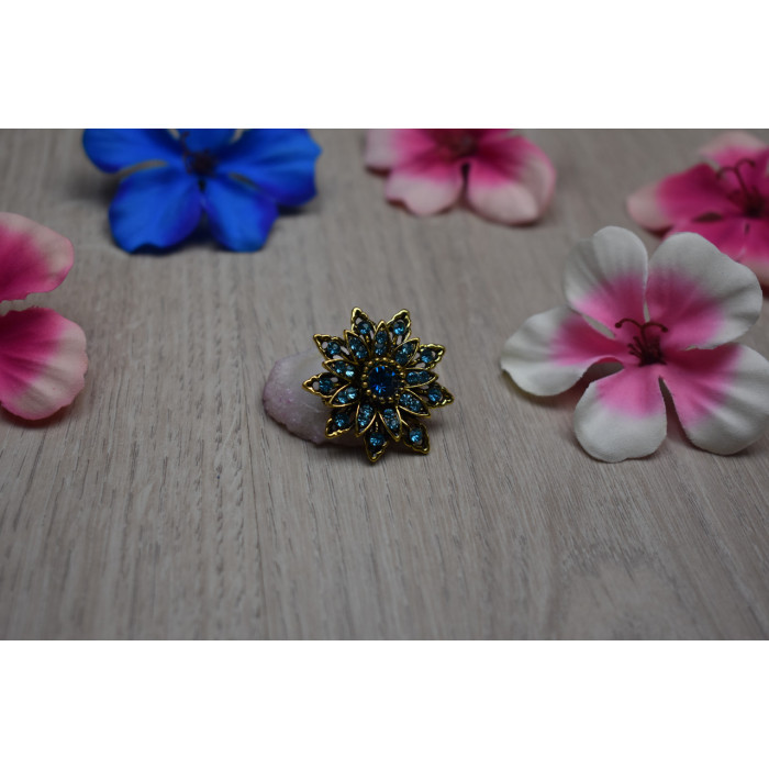 Sky Jewelry Брошь с ювелирным стеклом