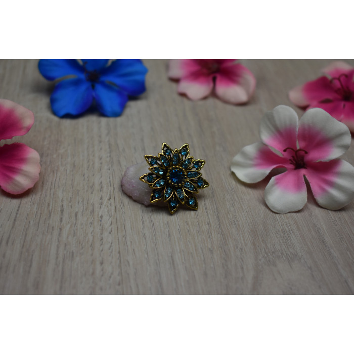 Sky Jewelry Брошь с ювелирным стеклом