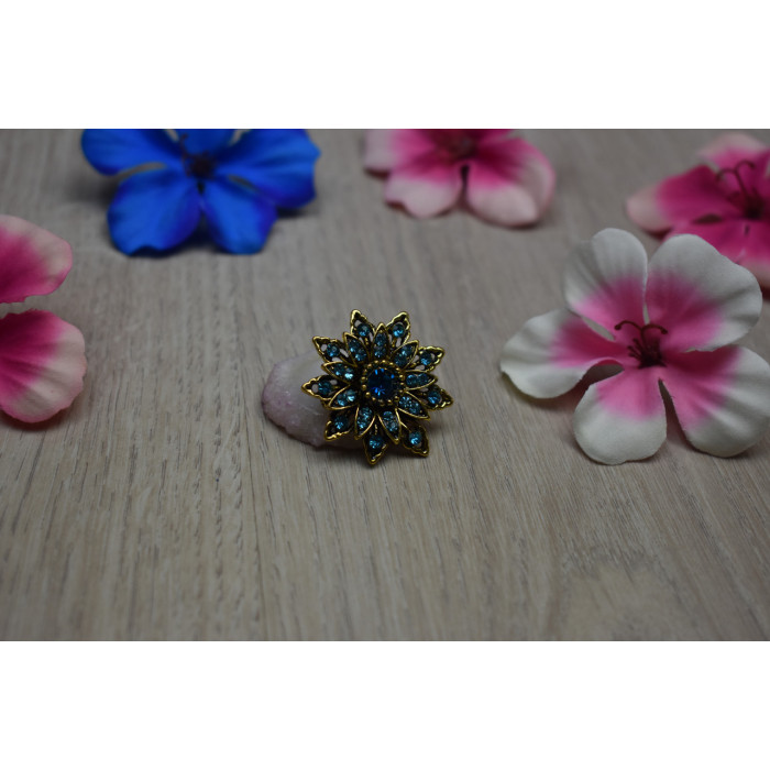 Sky Jewelry Брошь с ювелирным стеклом