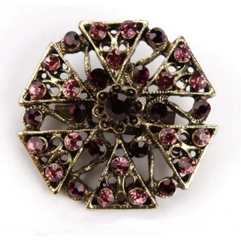 Sky Jewelry Брошь с ювелирным стеклом