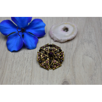 Sky Jewelry Брошь с ювелирным стеклом