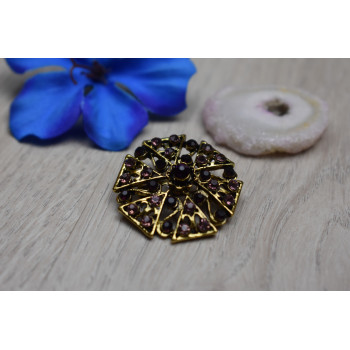 Sky Jewelry Брошь с ювелирным стеклом