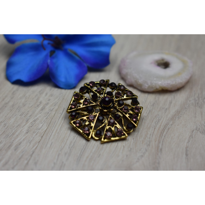 Sky Jewelry Брошь с ювелирным стеклом