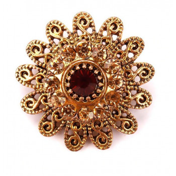 Sky Jewelry Брошь с ювелирным стеклом