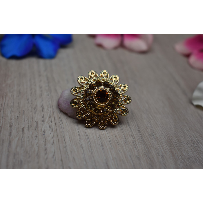 Sky Jewelry Брошь с ювелирным стеклом