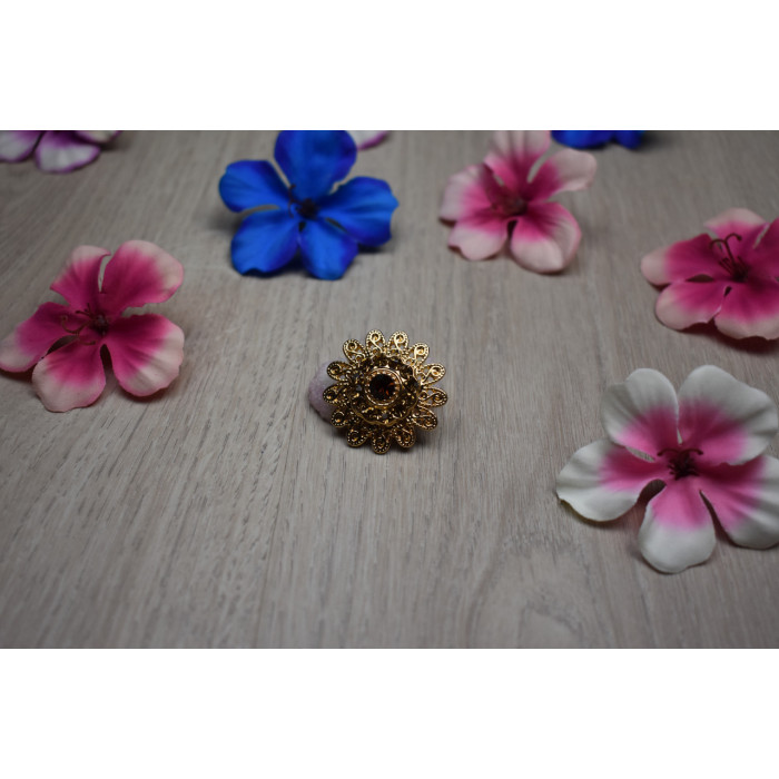 Sky Jewelry Брошь с ювелирным стеклом