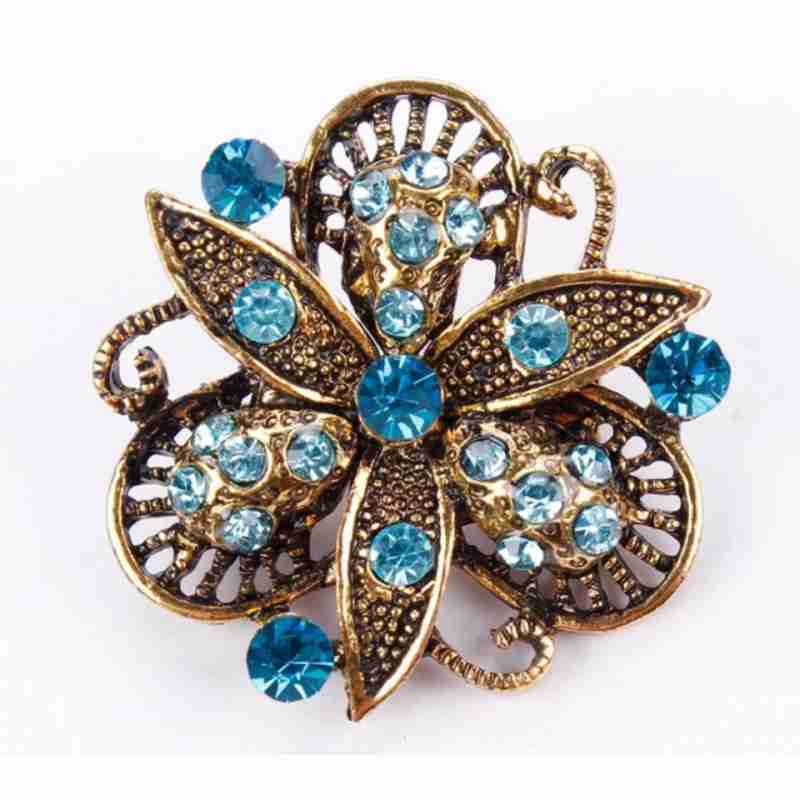 Sky Jewelry Брошь с ювелирным стеклом